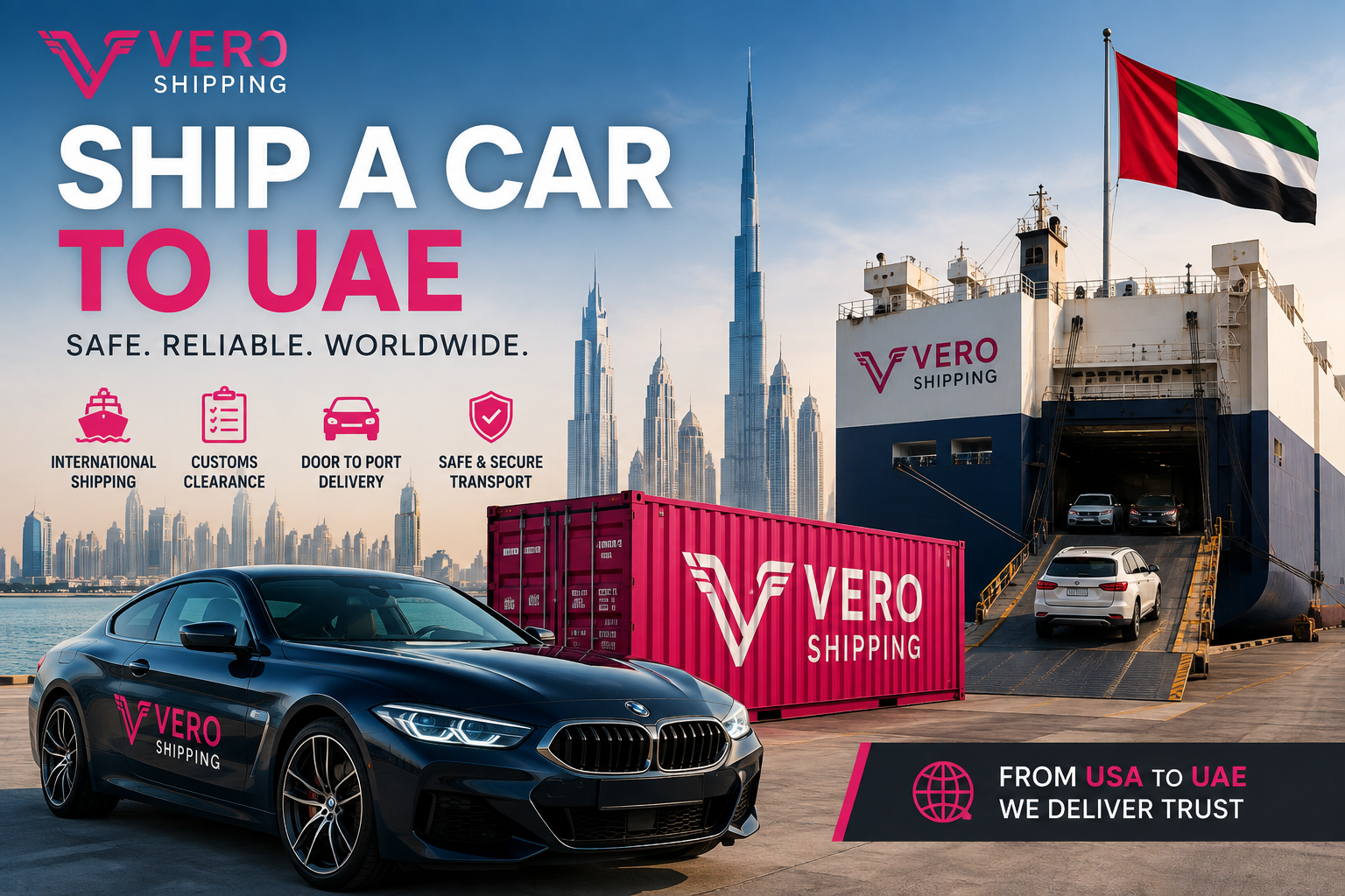 Ship a Car to UAE - Vero Shipping