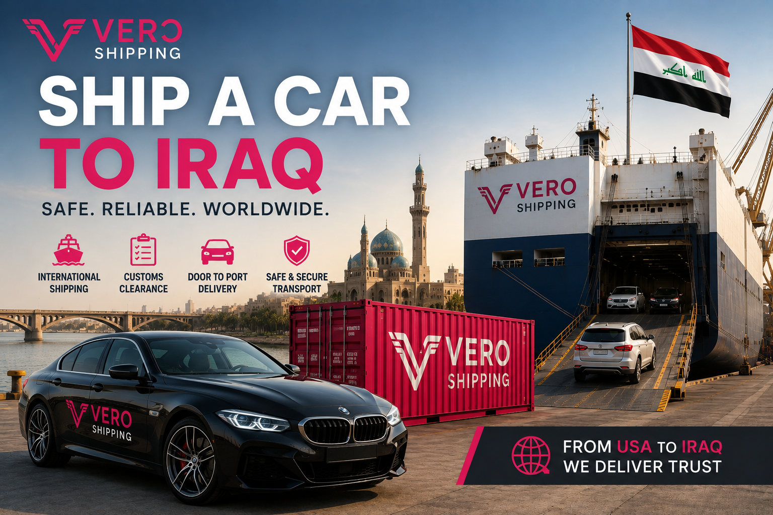 Ship a Car to Iraq - Vero Shipping