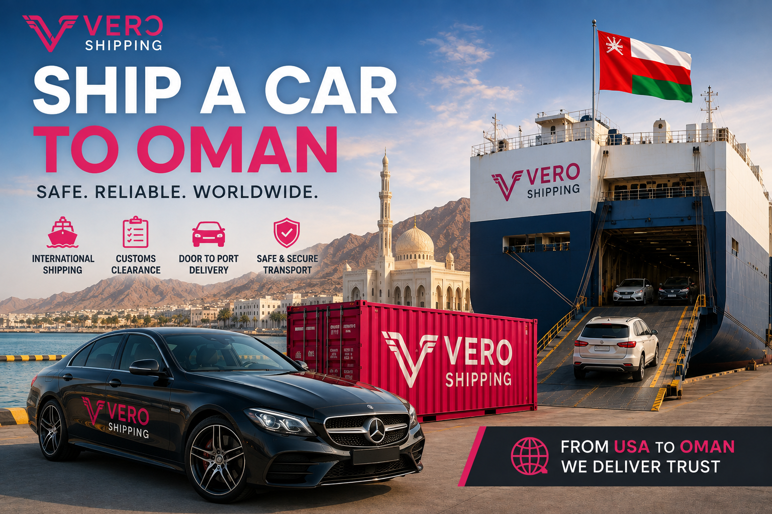 Ship a Car to Oman - Vero Shipping